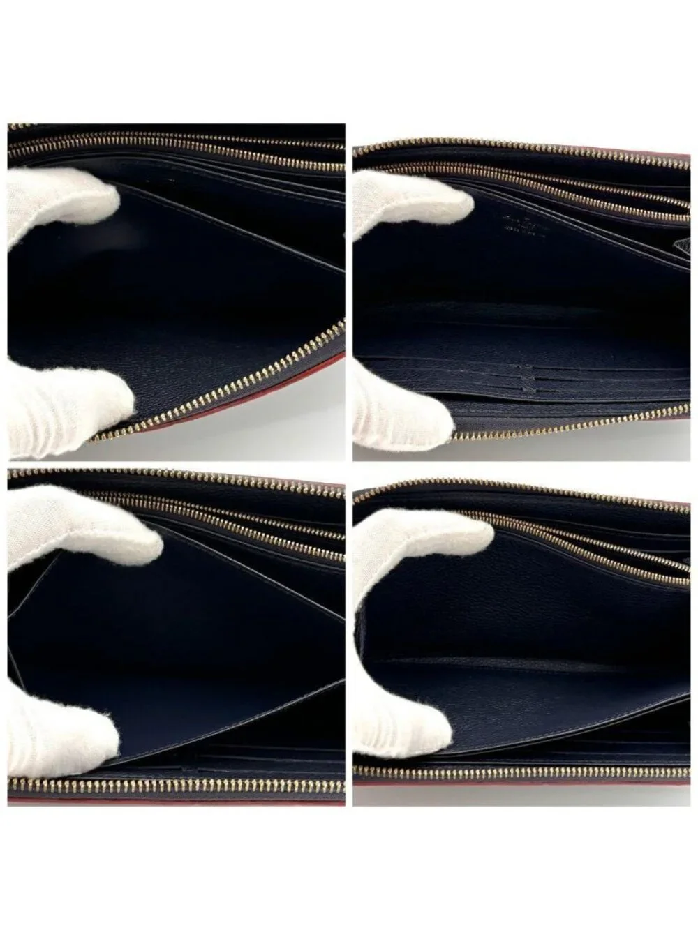 Louis Vuitton Zippy Wallet Marine Rouge Monogram